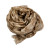 Mini Lotus Leaves Print Scarf - Beige