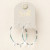 Turquoise Multi/Silver Chromacolor Miyuki Large Hoop
