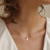 Mother of Pearl Moon + Star Necklace from Amano