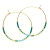 Japanese Seed Bead Hoops Seashore from Amano