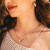 Heart Clasp On Paperclip Chain Necklace from Amano