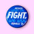 When We Fight, We Win - Kamala 2024 Button from The Hissin' Kitten