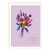 Lavender Bouquet Wedding Card from Biely & Shoaf