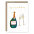 Champagne Big Congrats Card from Biely & Shoaf