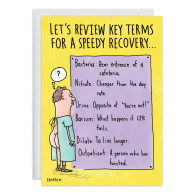 Recovery Key Terms Get Well Card – from Oatmeal Studios