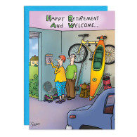 7 Day Weekend Happy Retirement Card from Oatmeal Studios