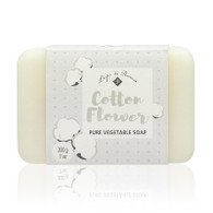 Cotton Flower Triple Milled European Soap (Bar Soap - Cotton Flower)