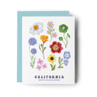 California Native Wildflowers Card