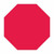 Custom Printed Octagon Plastic Tokens 1 1/2"
Token Color Red