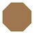 Custom Printed Octagon Plastic Tokens 1 1/2"
Token Color Bronze