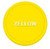Plastic Tokens Embossed Round 0.91" Qty 1000 Yellow