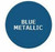 Plastic Tokens Embossed Round 0.91" Qty 2000 Blue Metallic