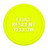 Plastic Tokens Embossed Round 0.91" Qty 4000 Fluorescent Yellow