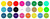 Plastic Tokens Embossed Round 0.91" Qty 7500 Token Colors