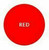 Plastic Tokens Embossed Round 0.91" Qty 8000 Red