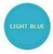 Plastic Tokens Embossed Round 0.91" Qty 9000 Light Blue