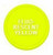 Plastic Tokens Embossed Round 0.98" Qty 2500 Fluorescent Yellow