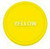 Plastic Tokens Embossed Round 0.98" Qty 3000 Yellow