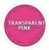 Plastic Tokens Embossed Round 1.14" Qty 2000 Transparent Pink