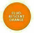 Plastic Tokens Embossed Round 1.14" Qty 4000 Fluorescent Orange