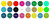 Plastic Tokens Embossed Round 1.14" Qty 4000 Token Colors