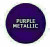 Plastic Tokens Embossed Round 1.14" Qty 8000 Purple Metallic