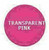 Plastic Tokens Embossed Round 1.37" Qty 2000 Transparent Pink