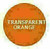 Plastic Tokens Embossed Round 1.37" Qty 7500 Transparent Orange