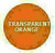 Plastic Tokens Embossed Round 1.37" Qty 8000 Transparent Orange