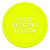 Plastic Tokens Embossed Round 2.76" Qty 500 Fluorescent Yellow