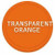 Plastic Tokens Embossed Round 2.76" Qty 2000 Transparent Orange
