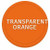 Plastic Tokens Embossed Round 2.76" Qty 8000 Transparent Orange