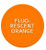 Plastic Tokens Embossed Round 2.76" Qty 9000 Fluorescent Orange