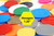 Plastic Tokens Embossed Hexagon 1.20" Qty 6000 Token Collage