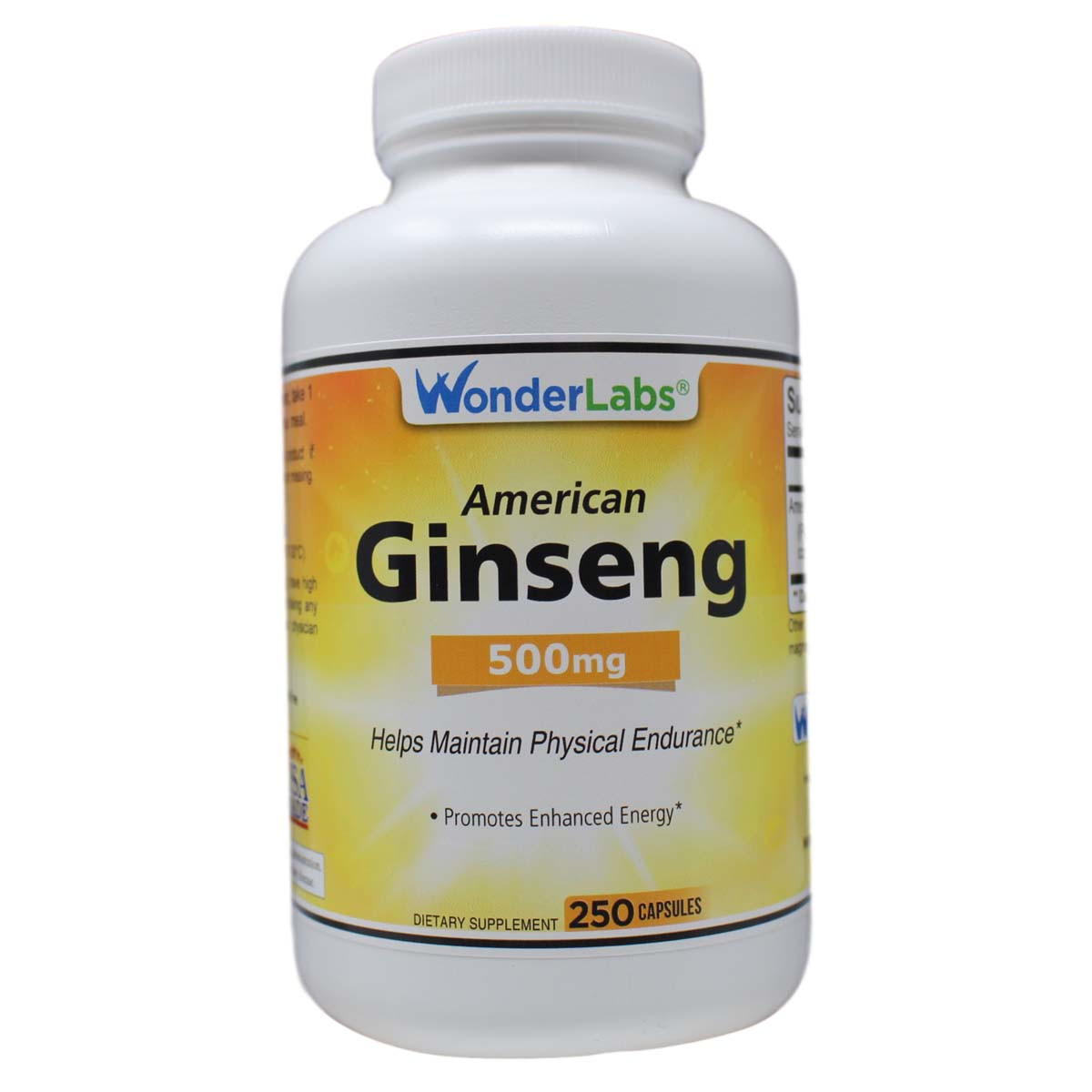 Complément Alimentaire Vitaler's - Ginseng Américain 500 Mg - 60 Gélules Pour Énergie