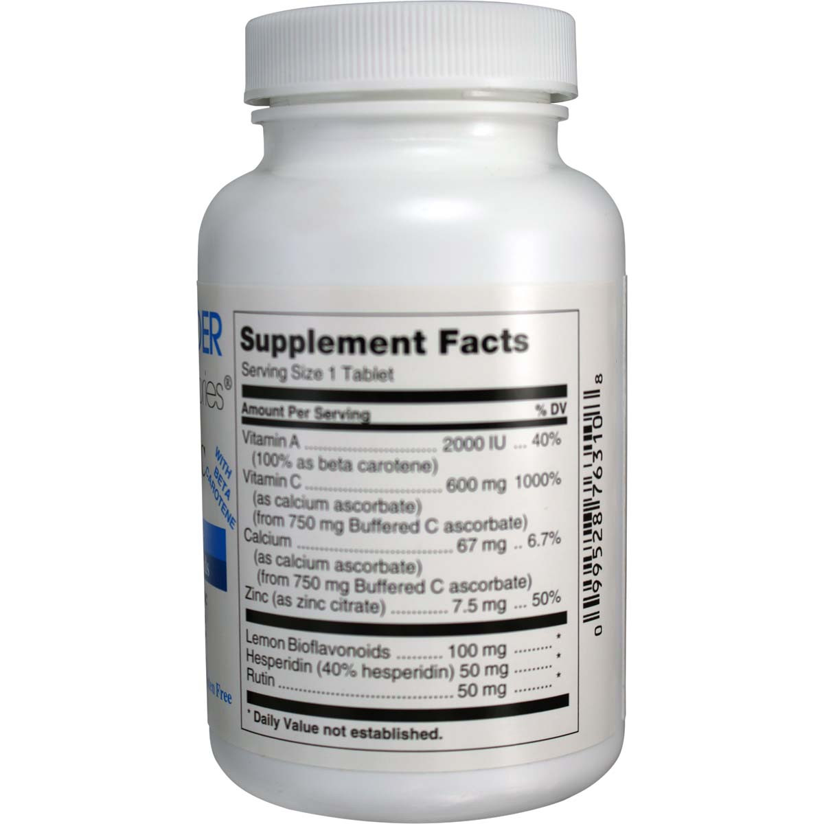 NonAcidic Buffered C Complex Vitamin C 750 mg