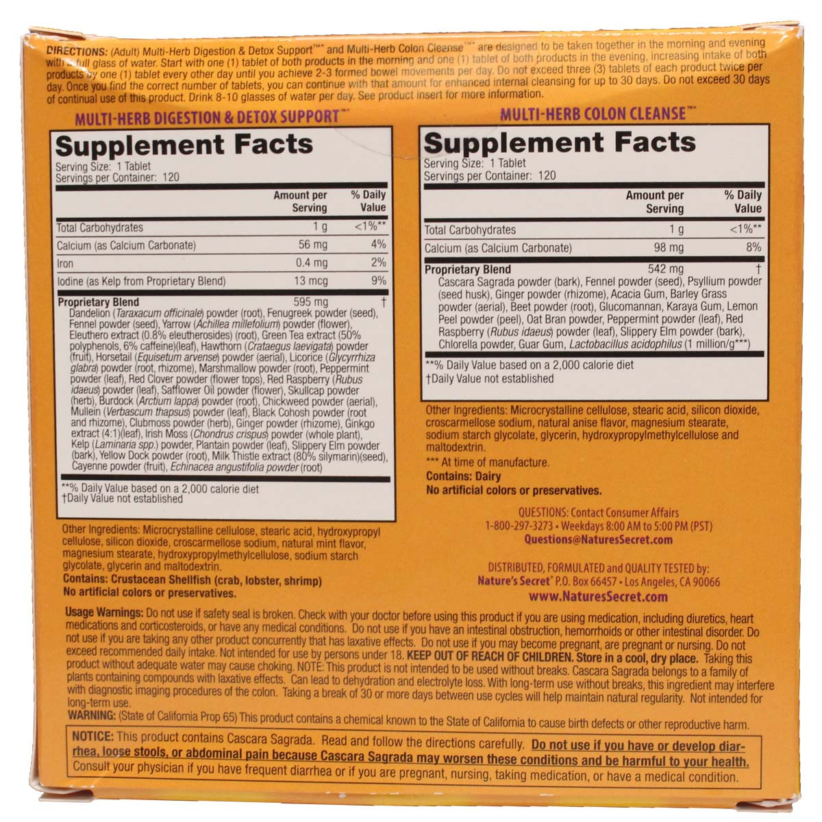 MultiHerb Digestion & Detox Support 2Step Process