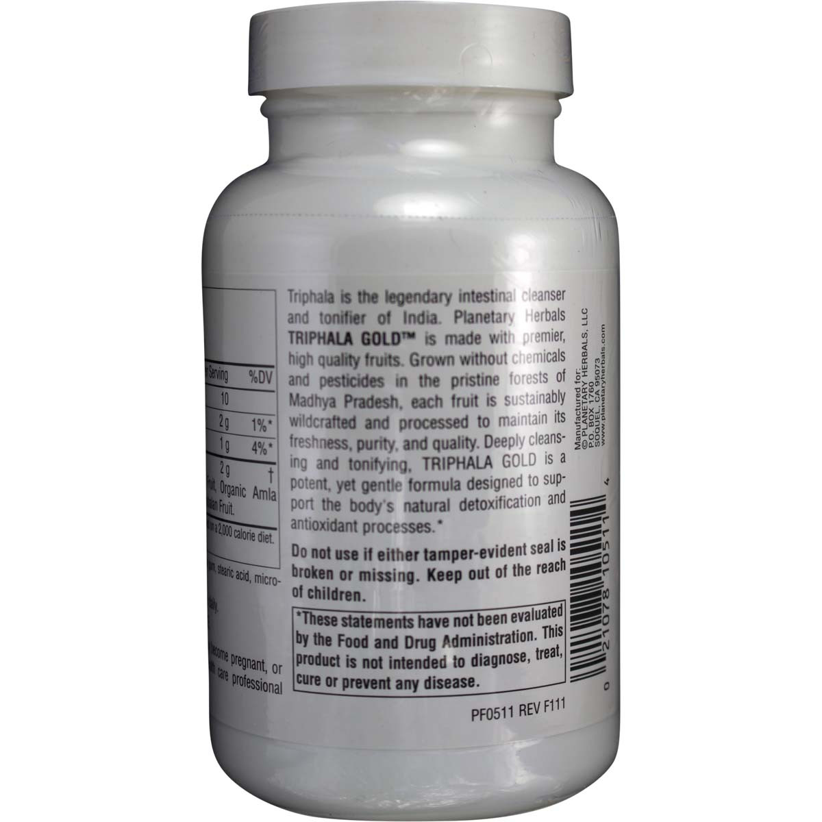 Triphala Gold GI Tract Wellness 1000 mg