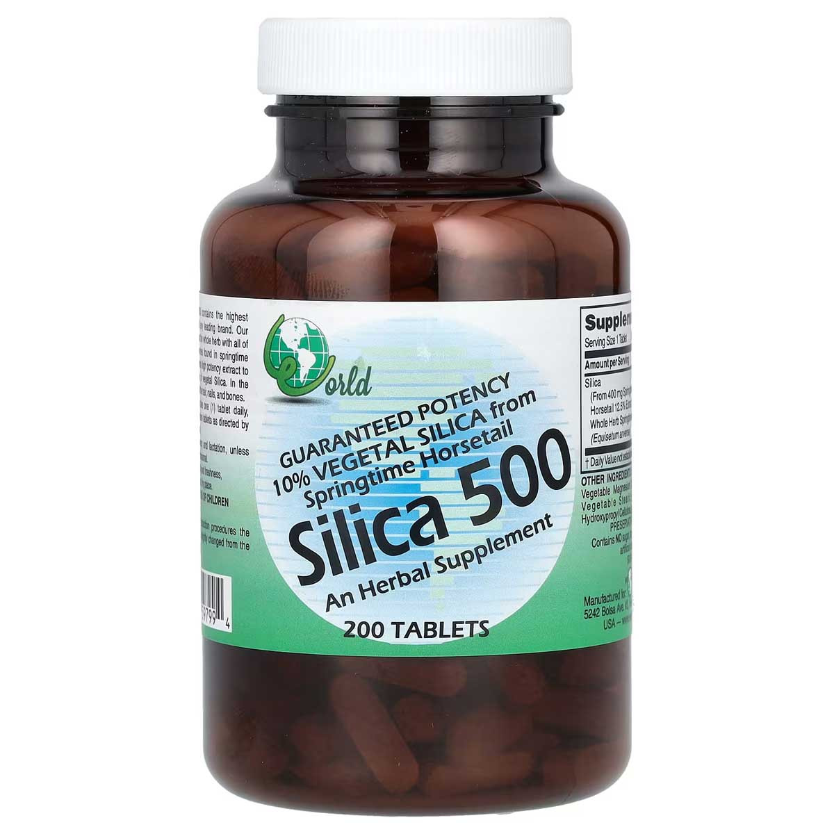Silica 500 Herbal Supplement | Guaranteed Potency