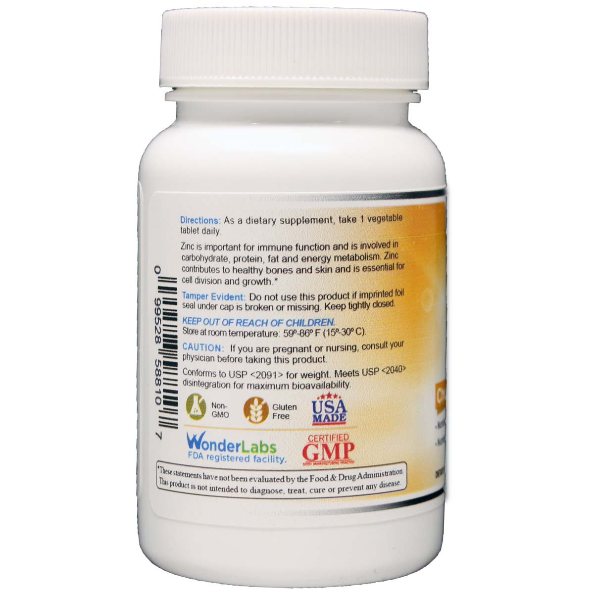 Zinc 50 mg Chelated Zinc Gluconate