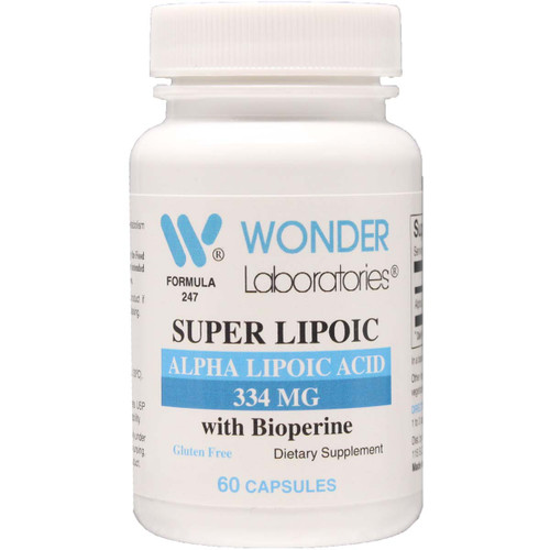 Super Lipoic | Alpha Lipoic Acid - 334mg w/ BioPerine
