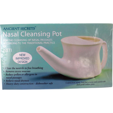 Neti Pot Nasal Cleansing Pot By Ancient Secrets 4247 65531.1690215557.386.513