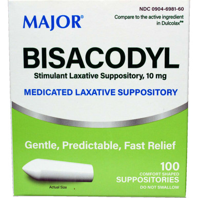 Bisacodyl 10 Mg Suppositories 12 Ud