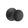 Emtek 5107-LAU-US19 Laurent Door Knob Passage Set With Modern Rosette Flat Black
