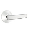Emtek 5207-GV-US26 Geneva Door Lever Privacy Set With Modern Rosette Polished Chrome