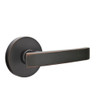 Emtek 5209-GV-US10B Geneva Door Lever Privacy Set With Disk Rosette Oil Rubbed Bronze