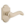 Emtek 7058-CD-TWB Cody Sandcast Bronze Door Lever Dummy Set With #1 Rosette Tumbled White Bronze