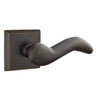 Emtek 7061-CD-MB Cody Sandcast Bronze Door Lever Dummy Set With #6 Rosette Medium Bronze