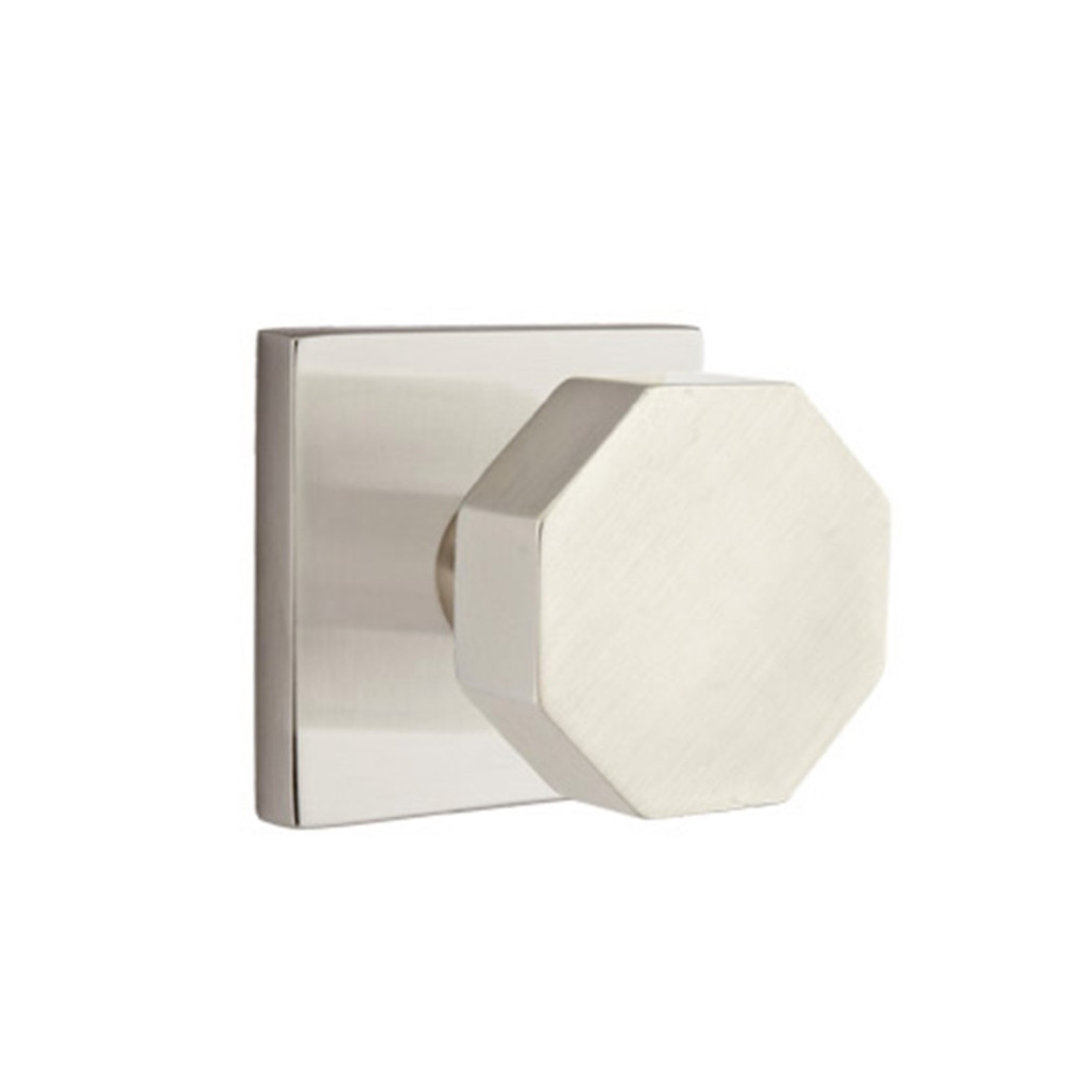 Emtek 5210-OCT-US15 Octagon Door Knob Privacy Set With Square