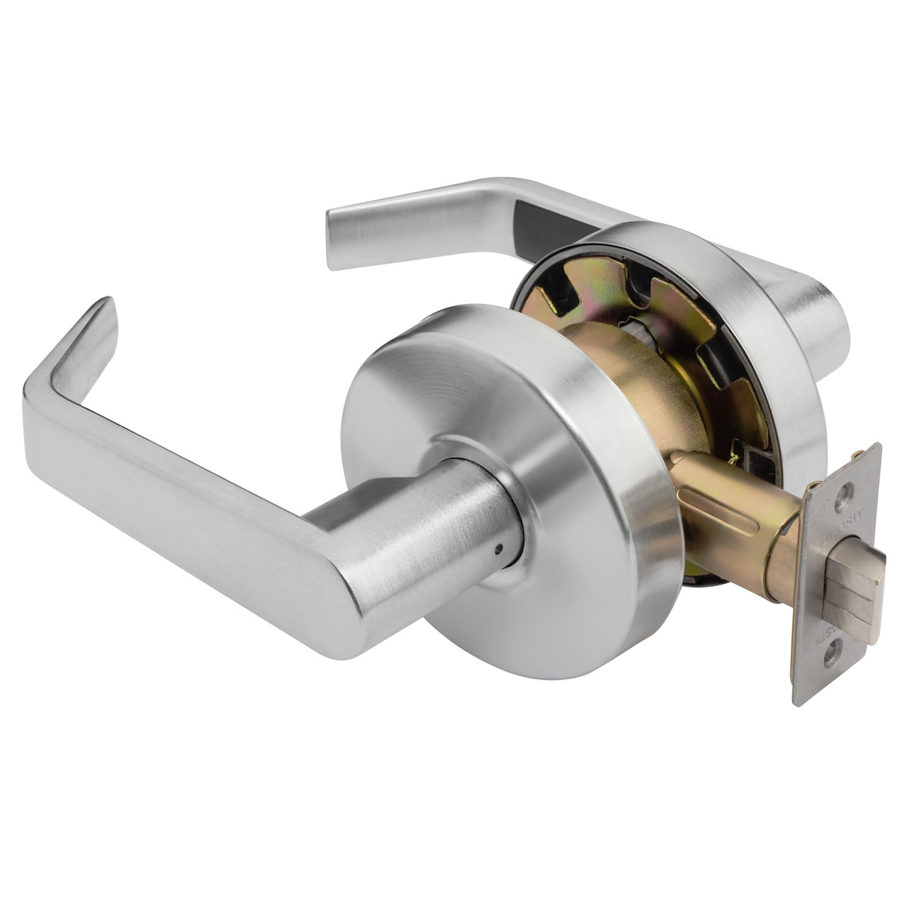 Dynasty Hardware AUG-03-26D Grade 2 Commercial Duty Classroom Function  Keyed Lever Lockset, ADA, Satin Chrome Finish